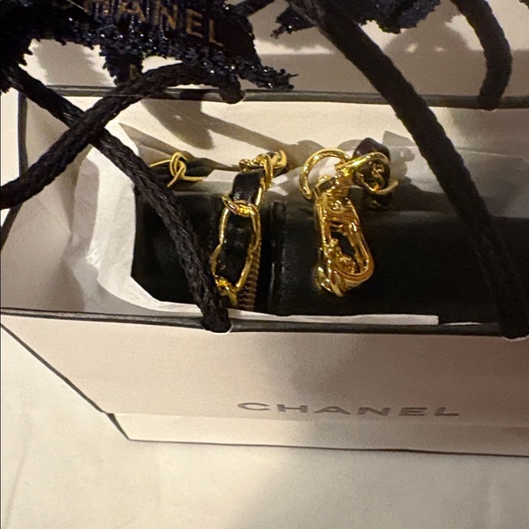 Chanel Black Mini Bag with Gold Chain 21 inch drop - Picture 8 of 16